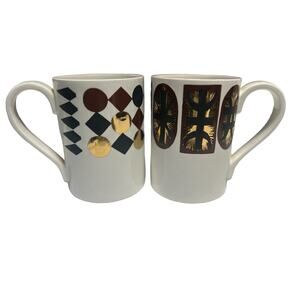 Vintage Mid Century Set 2 Large Coffee Mugs Susan Williams Ellis Portmeirion